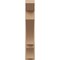 Ekena Millwork 8-in W x 36-in D x 44-in H Balboa Slat Rough Cedar Woodgrain TimberThane Outlooker, Primed Tan OUTUR080X36X44BOA24RCPR - alternate 2